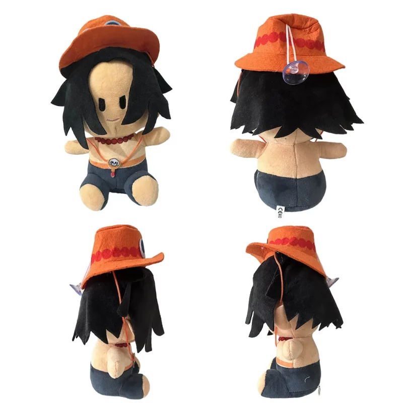 20cm One Piece Luffy Zoro Ace Sabo Sanji Plush Toy - Image 4