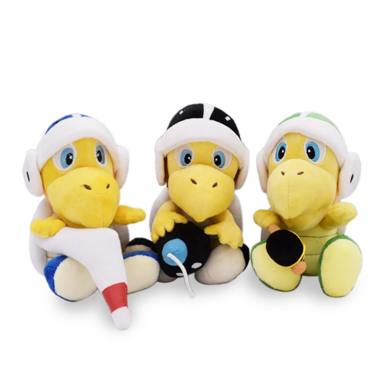 New Mario Bros Plush Koopa Troopa Bulrush Chain Chomp Armad Bullet Bill Bob-omb Dry Bones Stuffed Dolls Soft Toys Birthday Gift - Image 2