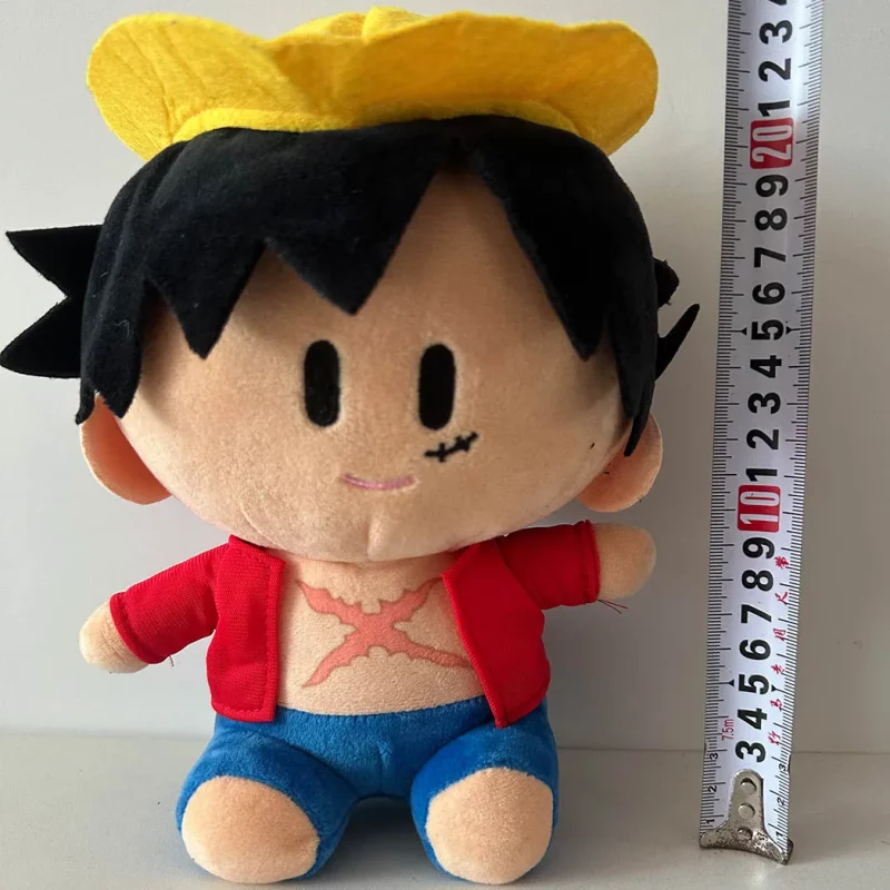 20cm One Piece Luffy Zoro Ace Sabo Sanji Plush Toy - Image 2