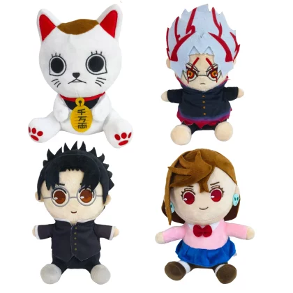 Dandadan Plush Lucky Cat Turbo Bachan Doll Toys 22cm