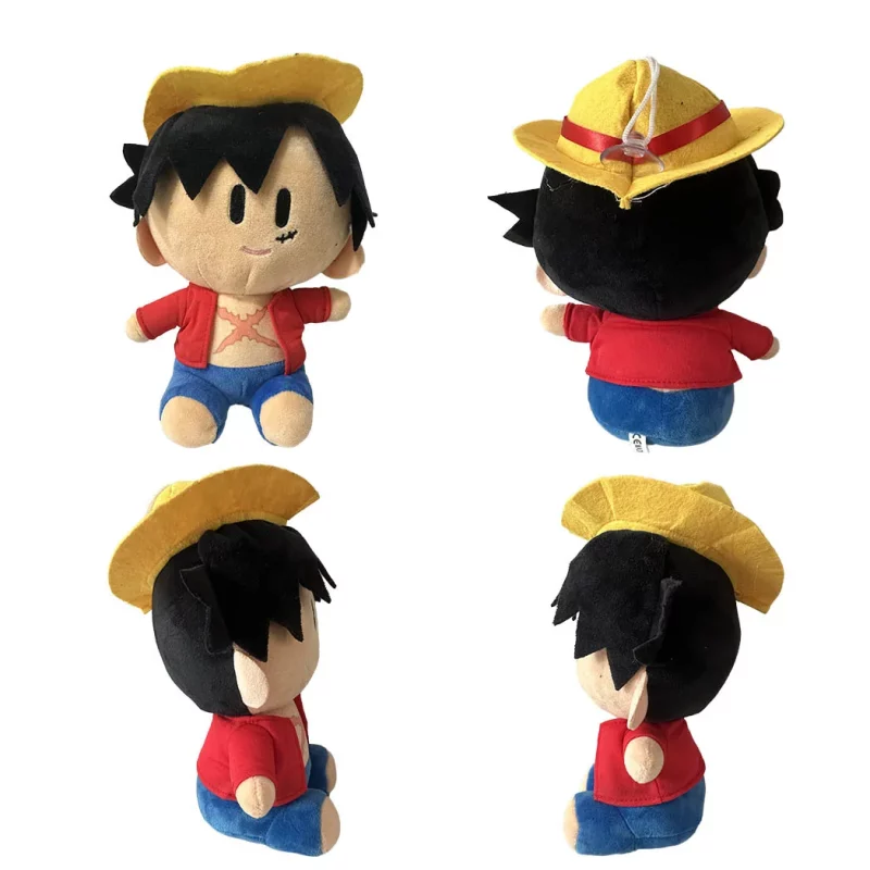 20cm One Piece Luffy Zoro Ace Sabo Sanji Plush Toy - Image 3