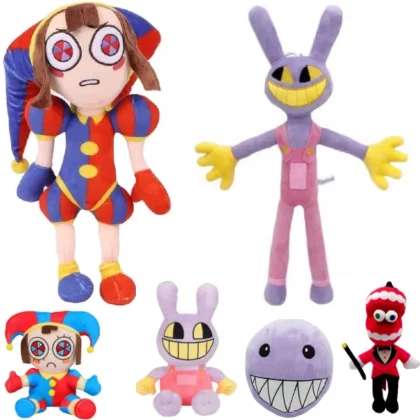The Amazing Digital Circus Plush Pomni and Jax Plushie Doll Toys