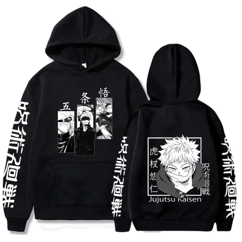 Anime Jujutsu Kaisen Hoodies Satoru Gojo Sweatshirt - Image 2