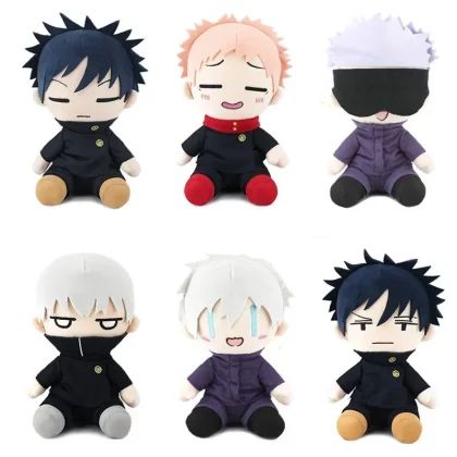 Jujutsu Kaisen Plush Satoru Gojo Fushiguro Megumi Itadori Yuji Inumaki Toge Anime Figure Stuffed