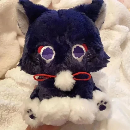 23cm Anime Genshin Impact Scaramouche Cat Cute Plush
