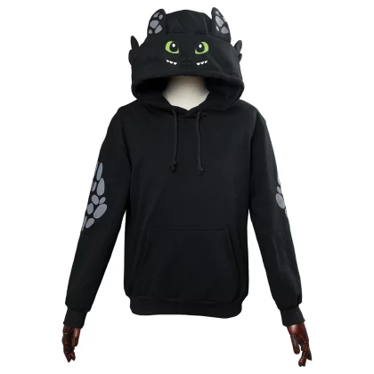 How to Train Your Dragon Toothless Hoodie Sweatshirt for Adult Kids