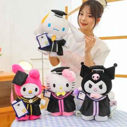 Sanrio Anime Plush 35cm Cinnamoroll My Melody Kuromi Hello Kitty