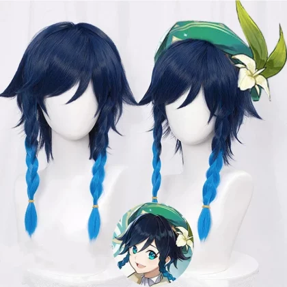 Genshin Impact Venti Cosplay Wig