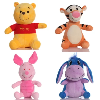 Winnie the Pooh Bear Donkey Tigger Piglet Plush Doll