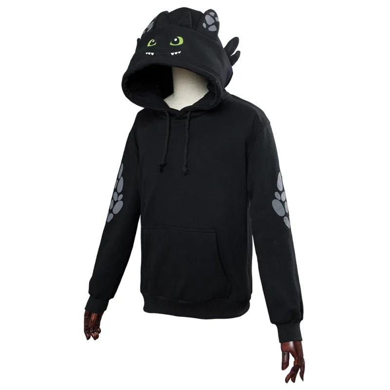 How to Train Your Dragon Toothless Hoodie Sweatshirt for Adult Kids - Image 2