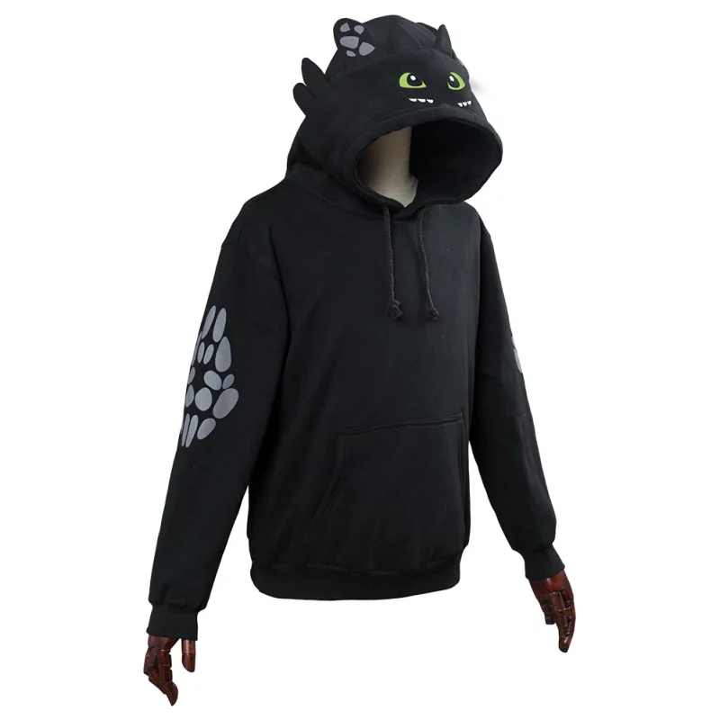 How to Train Your Dragon Toothless Hoodie Sweatshirt for Adult Kids - Image 4