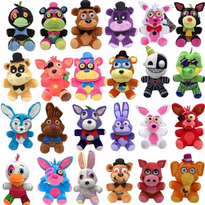 Five Night At Freddy Fnaf Plush Toys 18CM Bonnie Bear FoxyStuffed Dolls