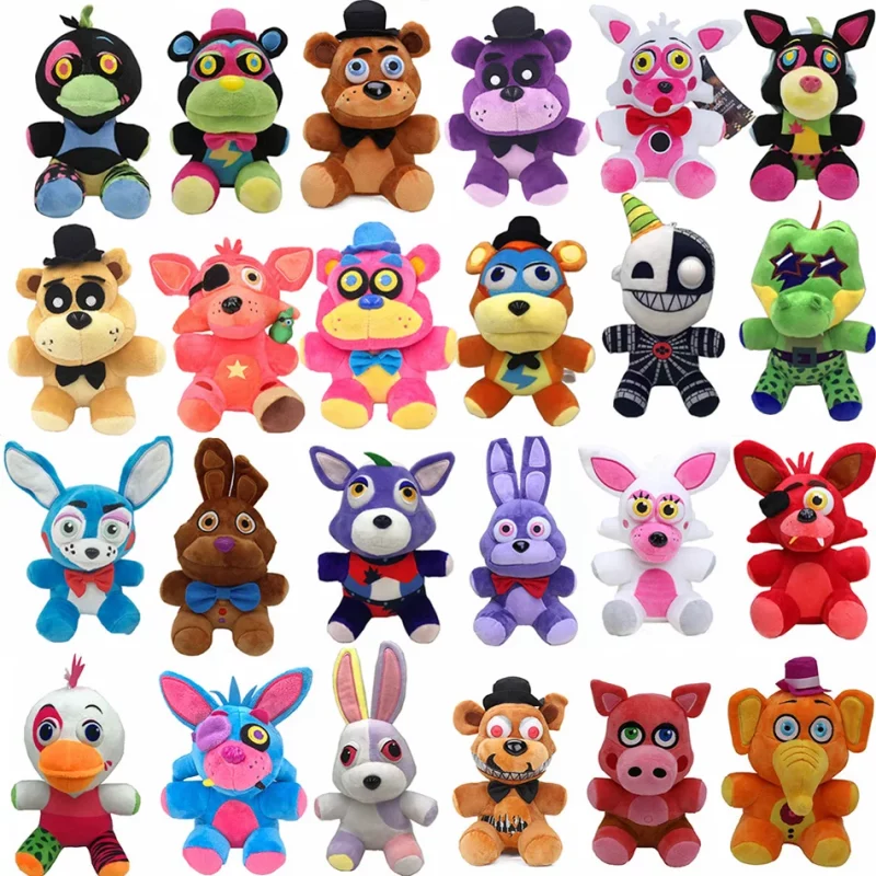 Five Night At Freddy Fnaf Plush Toys 18CM Bonnie Bear FoxyStuffed Dolls